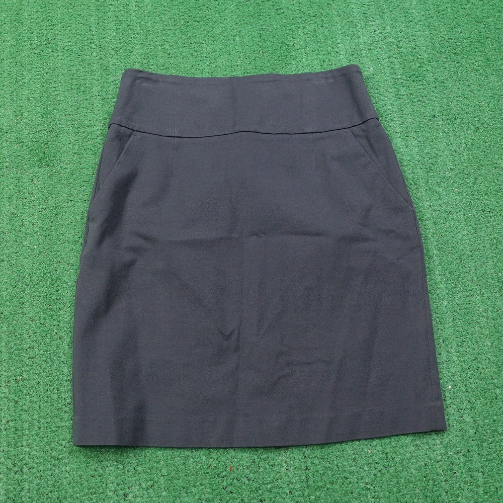 BANANA REPUBLIC STRETCH CHARCOAL GREY SKIRT WOMENS SIZE 10